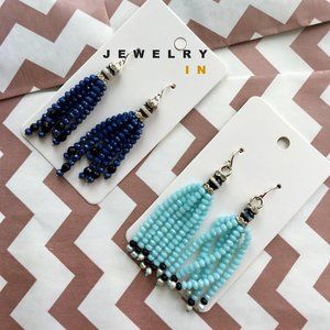 Tassel Series - Light Crystal tassel Earring